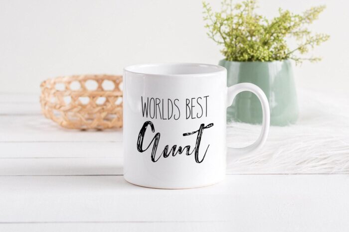 AUNT -Boys-Mugs-Men-Women-Concert-Letters-Coffee-Mug-Casual