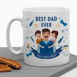 BEST DAD EVER-Boys-Mugs-Men-Women-Concert-Letters-Coffee-Mug-Casual