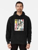 ANIME Boys hoodie – Unisex Casual Concert Pullover for Men & Women with Letter Print