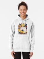 ANIME Boys hoodie – Unisex Casual Concert Pullover for Men & Women with Letter Print