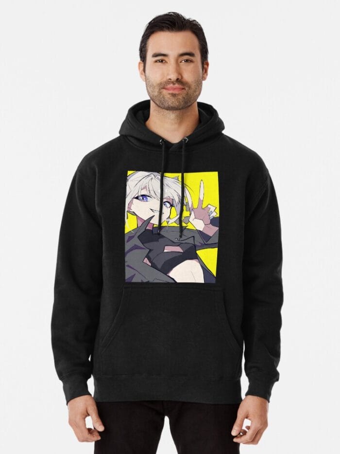 ANIME Boys hoodie – Unisex Casual Concert Pullover for Men & Women with Letter Print