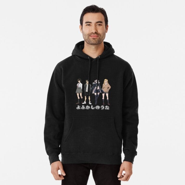 ANIME Boys hoodie – Unisex Casual Concert Pullover for Men & Women with Letter Print