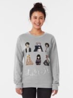 ANIME Boys Sweatshirt – Unisex Casual Concert Pullover for Men & Women with Letter Print