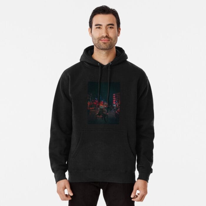 ANIME Boys hoodie – Unisex Casual Concert Pullover for Men & Women with Letter Print