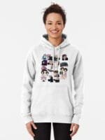 ANIME Boys hoodie – Unisex Casual Concert Pullover for Men & Women with Letter Print