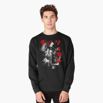 ANIME Boys Sweatshirt – Unisex Casual Concert Pullover for Men & Women with Letter Print