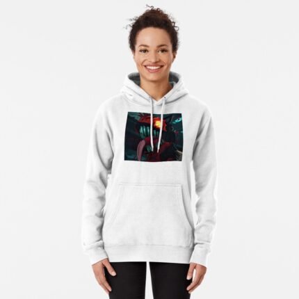 ANIME Boys hoodie – Unisex Casual Concert Pullover for Men & Women with Letter Print