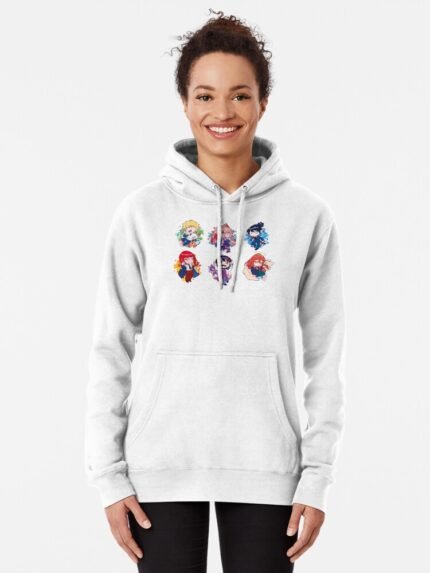 ANIME Boys hoodie – Unisex Casual Concert Pullover for Men & Women with Letter Print