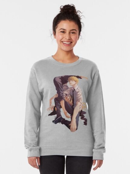 ANIME Boys Sweatshirt – Unisex Casual Concert Pullover for Men & Women with Letter Print