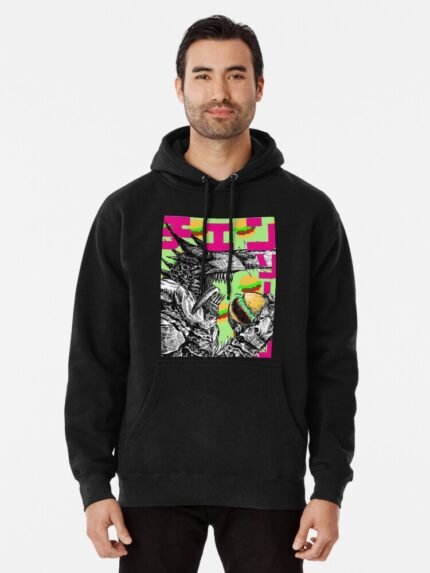ANIME Boys hoodie – Unisex Casual Concert Pullover for Men & Women with Letter Print