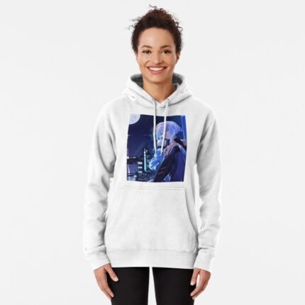 ANIME Boys hoodie – Unisex Casual Concert Pullover for Men & Women with Letter Print