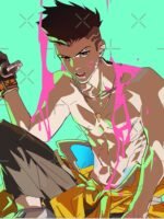 ANIME Boys Sweatshirt – Unisex Casual Concert Pullover for Men & Women with Letter Print