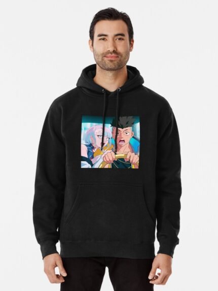 ANIME Boys hoodie – Unisex Casual Concert Pullover for Men & Women with Letter Print