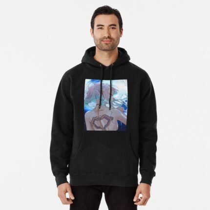 ANIME Boys hoodie – Unisex Casual Concert Pullover for Men & Women with Letter Print