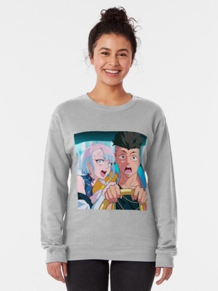 ANIME Boys Sweatshirt – Unisex Casual Concert Pullover for Men & Women with Letter Print