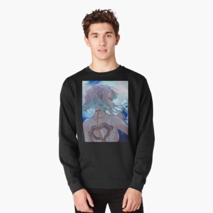 ANIME Boys Sweatshirt – Unisex Casual Concert Pullover for Men & Women with Letter Print