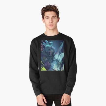 ANIME Boys Sweatshirt – Unisex Casual Concert Pullover for Men & Women with Letter Print