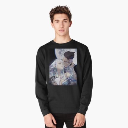 ANIME Boys Sweatshirt – Unisex Casual Concert Pullover for Men & Women with Letter Print