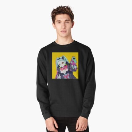 ANIME Boys Sweatshirt – Unisex Casual Concert Pullover for Men & Women with Letter Print