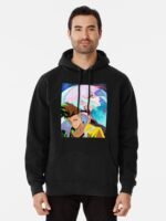 ANIME Boys hoodie – Unisex Casual Concert Pullover for Men & Women with Letter Print