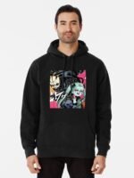 ANIME Boys hoodie – Unisex Casual Concert Pullover for Men & Women with Letter Print