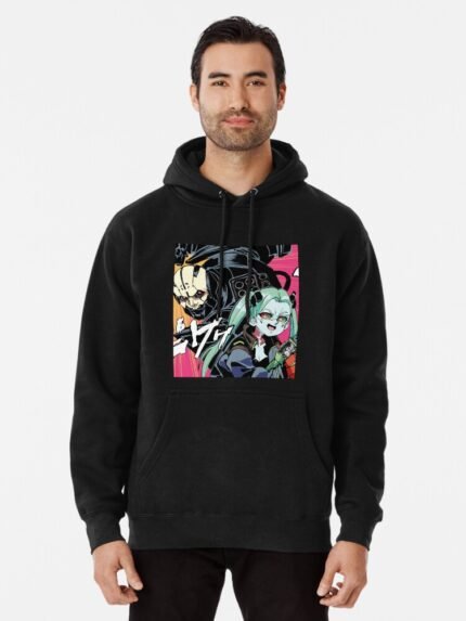ANIME Boys hoodie – Unisex Casual Concert Pullover for Men & Women with Letter Print