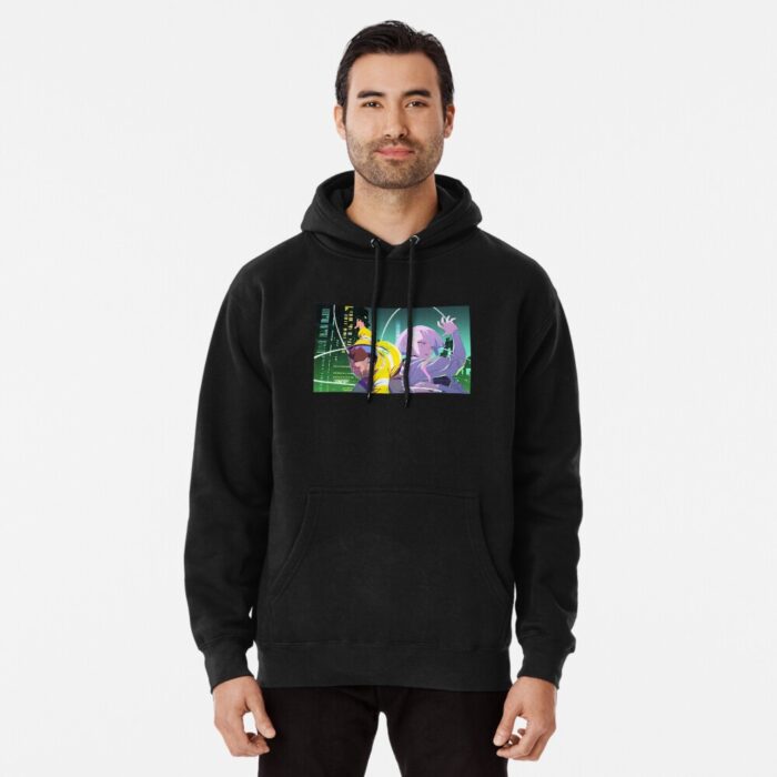 ANIME Boys hoodie – Unisex Casual Concert Pullover for Men & Women with Letter Print