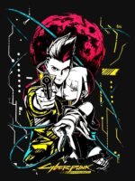 ANIME Boys tshirt – Unisex Casual Concert Pullover for Men & Women with Letter Print