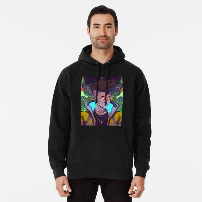 ANIME Boys hoodie – Unisex Casual Concert Pullover for Men & Women with Letter Print