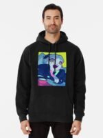 ANIME Boys hoodie – Unisex Casual Concert Pullover for Men & Women with Letter Print
