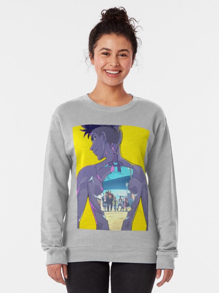 ANIME Boys Sweatshirt – Unisex Casual Concert Pullover for Men & Women with Letter Print