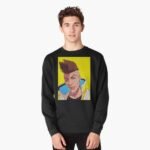 ANIME Boys Sweatshirt – Unisex Casual Concert Pullover for Men & Women with Letter Print