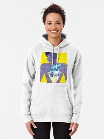 ANIME Boys hoodie – Unisex Casual Concert Pullover for Men & Women with Letter Print