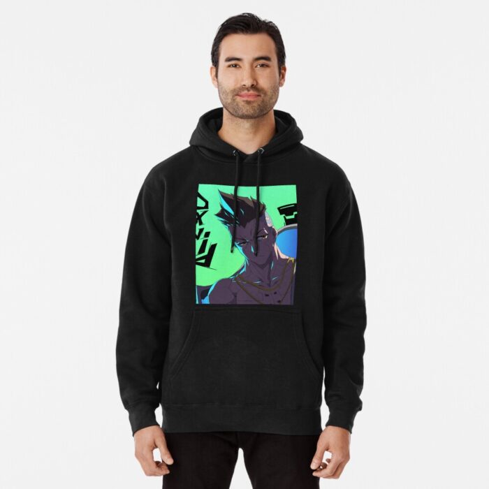 ANIME Boys hoodie – Unisex Casual Concert Pullover for Men & Women with Letter Print