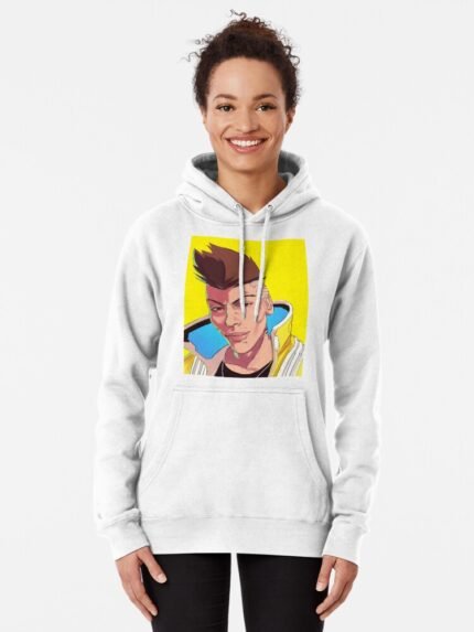 ANIME Boys hoodie – Unisex Casual Concert Pullover for Men & Women with Letter Print