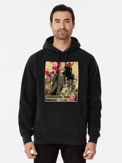 ANIME Boys hoodie – Unisex Casual Concert Pullover for Men & Women with Letter Print