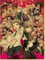 ANIME Boys hoodie – Unisex Casual Concert Pullover for Men & Women with Letter Print