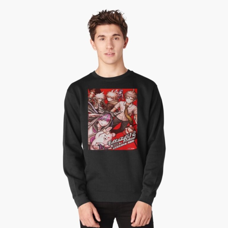 ANIME Boys Sweatshirt – Unisex Casual Concert Pullover for Men & Women with Letter Print
