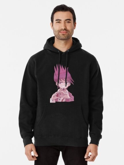 ANIME Boys hoodie – Unisex Casual Concert Pullover for Men & Women with Letter Print