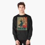 ANIME Boys Sweatshirt – Unisex Casual Concert Pullover for Men & Women with Letter Print