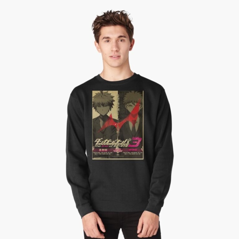 ANIME Boys Sweatshirt – Unisex Casual Concert Pullover for Men & Women with Letter Print