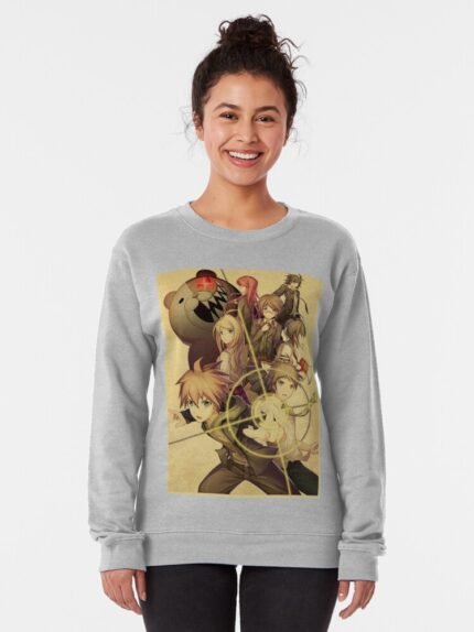 ANIME Boys Sweatshirt – Unisex Casual Concert Pullover for Men & Women with Letter Print