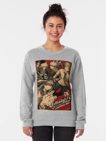 ANIME Boys Sweatshirt – Unisex Casual Concert Pullover for Men & Women with Letter Print