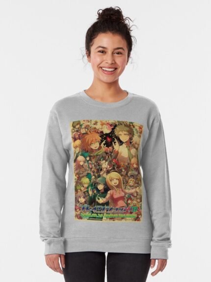 ANIME Boys Sweatshirt – Unisex Casual Concert Pullover for Men & Women with Letter Print