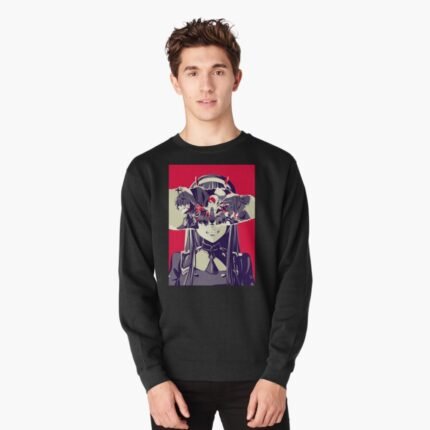 ANIME Boys Sweatshirt – Unisex Casual Concert Pullover for Men & Women with Letter Print