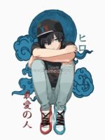 ANIME Boys tshirts – Unisex Casual Concert Pullover for Men & Women with Letter Print