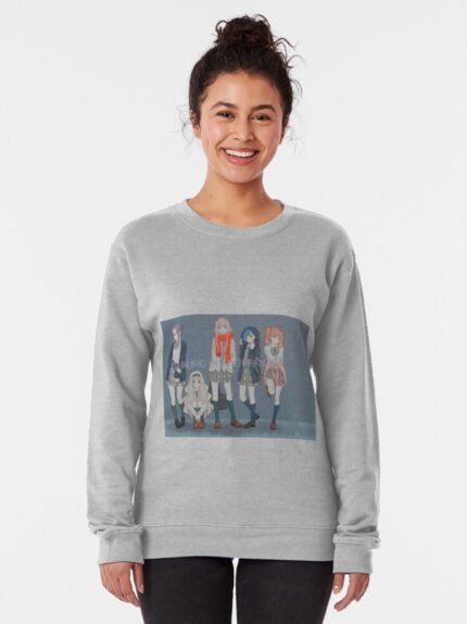 ANIME Boys Sweatshirt – Unisex Casual Concert Pullover for Men & Women with Letter Print