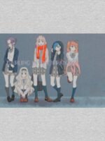 ANIME Boys Sweatshirt – Unisex Casual Concert Pullover for Men & Women with Letter Print