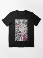 ANIME Boys tshirts – Unisex Casual Concert Pullover for Men & Women with Letter Print