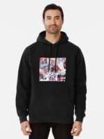 ANIME Boys hoodie – Unisex Casual Concert Pullover for Men & Women with Letter Print